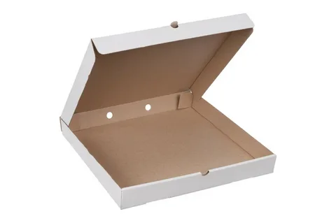 Коробка для пиццы 400*400*40 беленая 