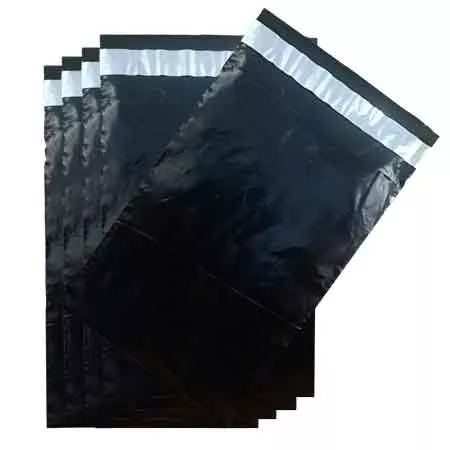 Курьер пакет черный 300*400+40мм 50мкм с клеевым краем